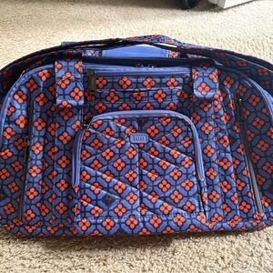 lug Propeller 2 Overnight Bag Very Berry Blue Like New